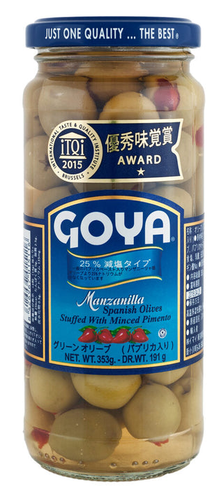 GOYA オリーブ(パプリカ入り) 減塩 353g(191g)