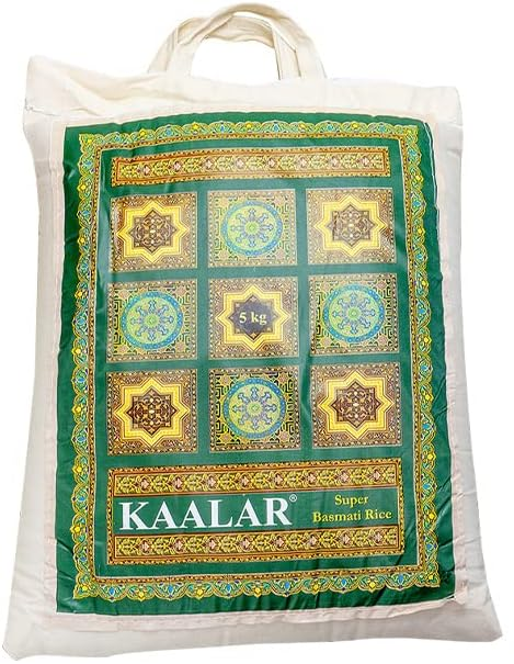 KAALAR バスマティライス コットン パキスタン産 5kg Basmati Rice 長粒米 インディカ米 香り米 業務用