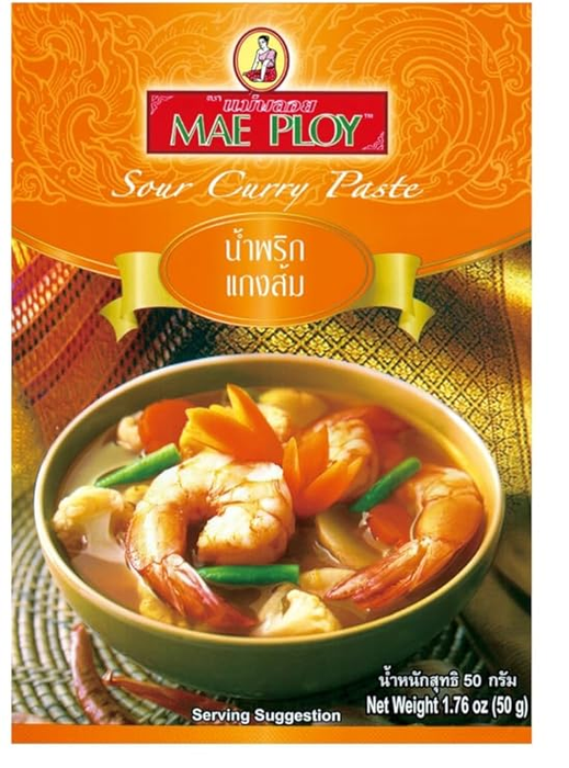 MAE PLOY メープロイ サワーカレーペースト 50g