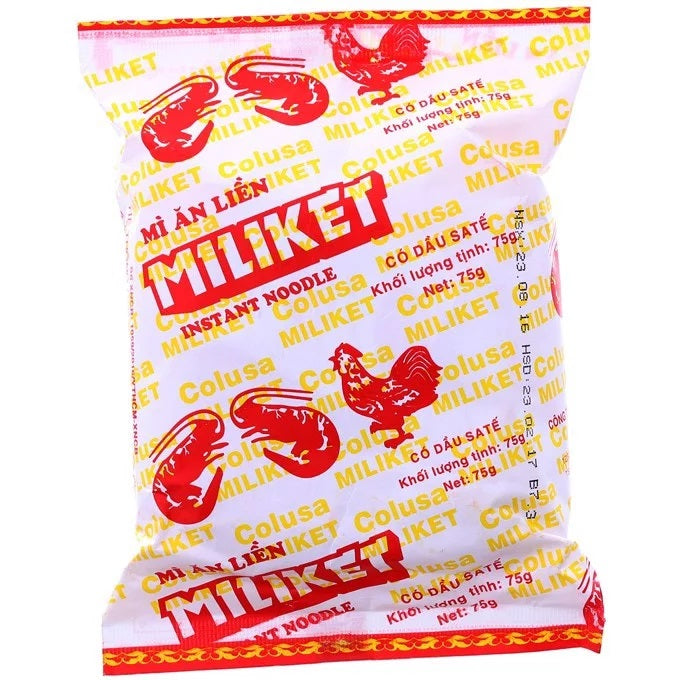 ミリケット インスタントヌードル サテ風味 65g