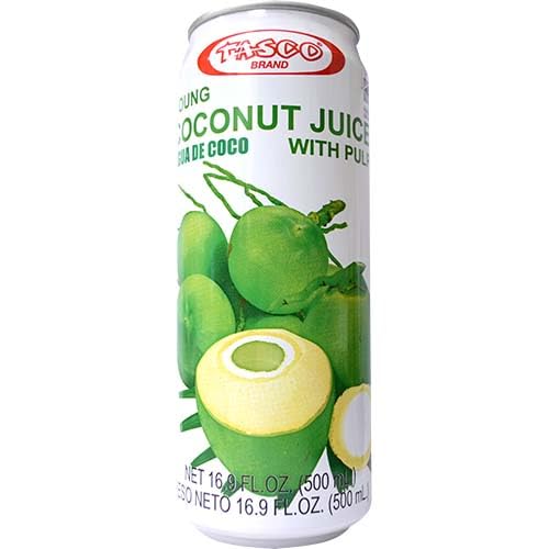 TASCO タスコ ヤングココナッツジュース ウィズパルプ 500ml 果肉入りココナッツジュース