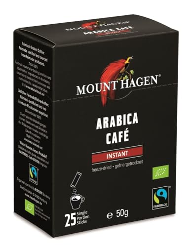 マウントハーゲン オーガニックフェアトレード インスタントコーヒー スティック 2g*25