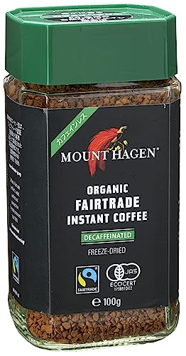 マウントハーゲン オーガニックフェアトレード カフェインレス インスタントコーヒー 100g