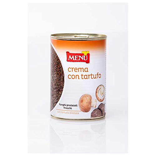 メニュー 黒トリュフ入りキノコペースト 410g 缶