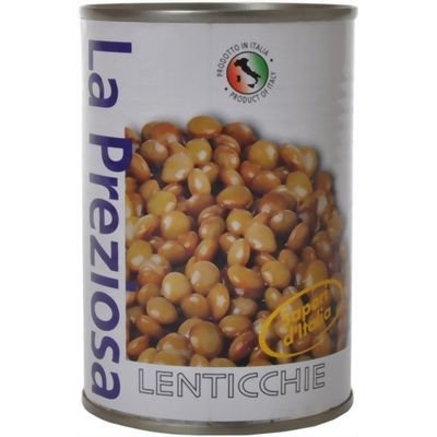ラ・プレッツィオーザ レンズ豆(レンティル) 400g