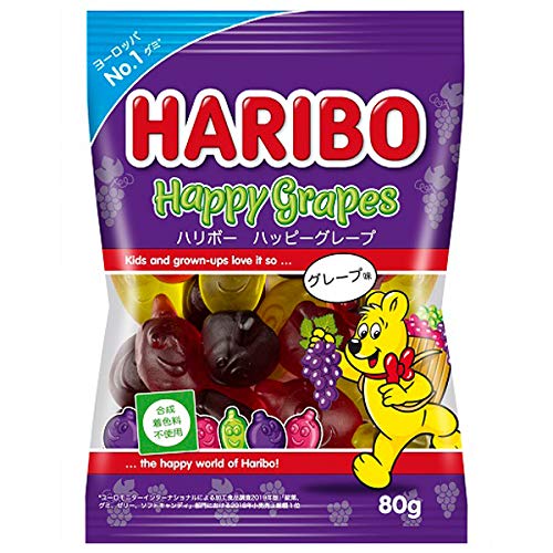 ハリボー ハッピーグレープ 80g