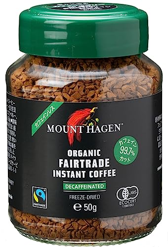マウントハーゲン オーガニックフェアトレード カフェインレス インスタントコーヒー 50g