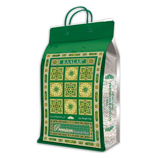 KAALAR プレミアムバスマティライス パキスタン産 5kg Basmati Rice 長粒米 インディカ米 香り米 業務用