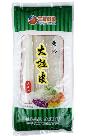 東北大拉皮 200g 中国春雨 板状粉皮 タンミョン ダーラーピー
