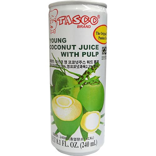 TASCO タスコ ヤングココナッツジュース 240ml 果肉入りココナッツジュース