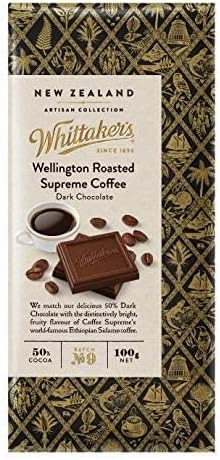 ウィッタカー ウェリントン焙煎 コーヒー ダーク チョコレート 100g