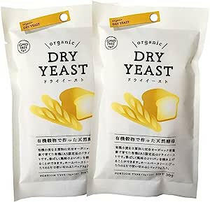 風と光 有機穀物で作った天然酵母(ドライイースト) 30g(3g×10)×2個