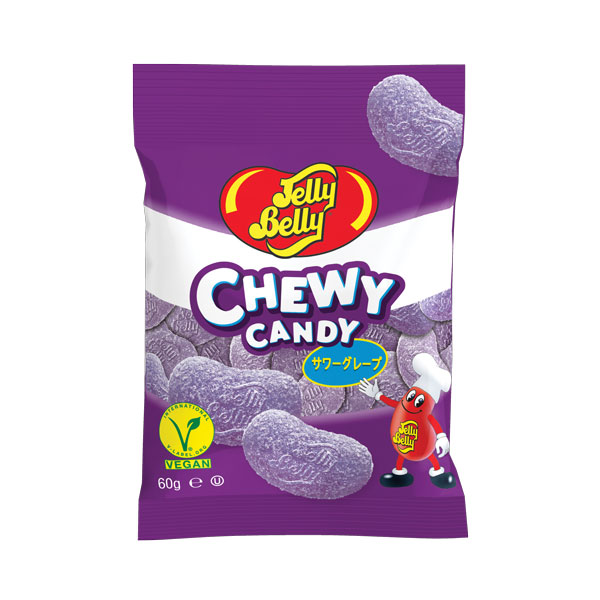 Jelly Belly (ジェリーベリー) チューイーキャンディサワーグレープ 60g