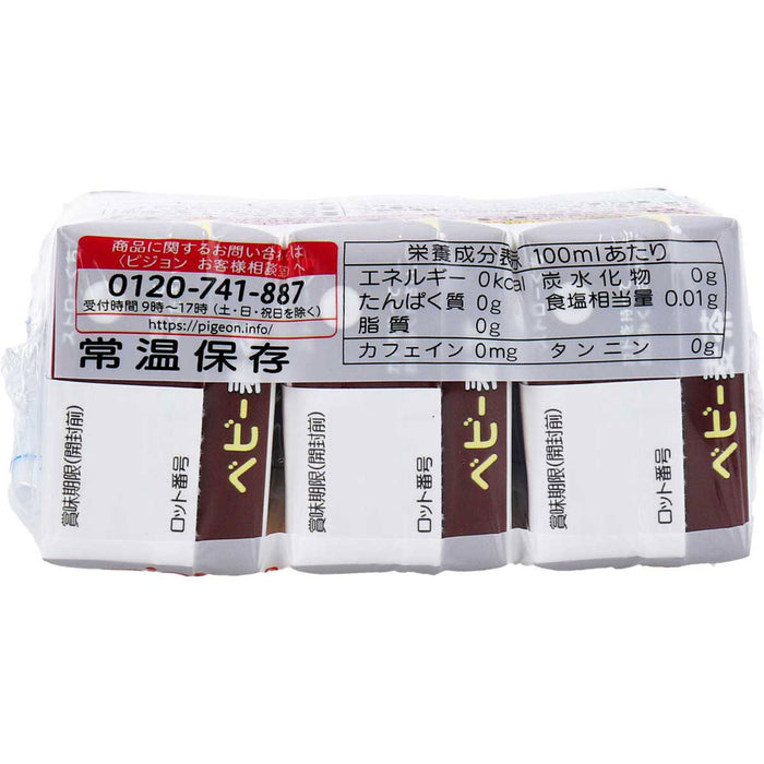 ピジョン 紙パックベビー飲料 ベビー麦茶 125mL×3個パック