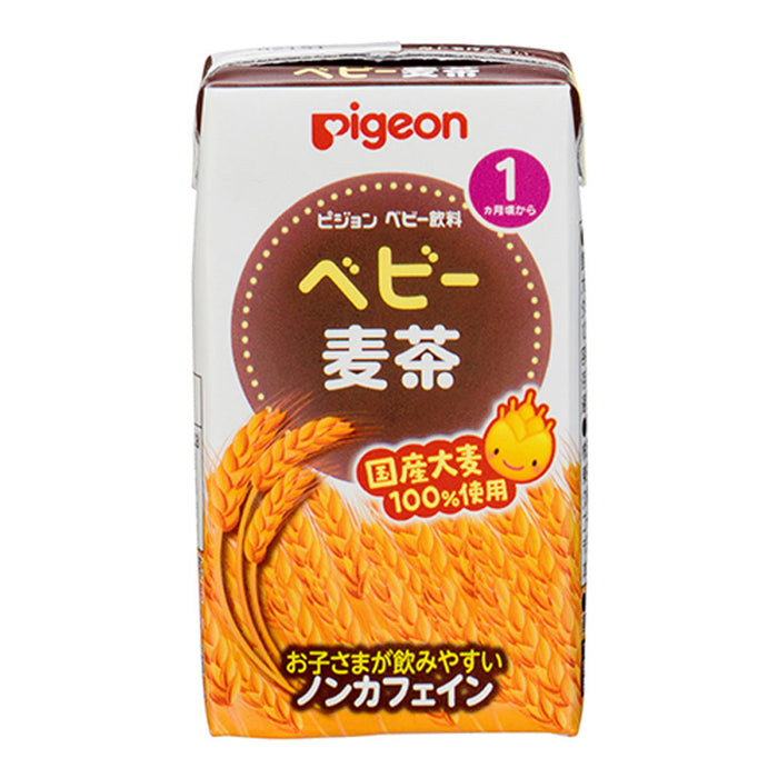 ピジョン 紙パックベビー飲料 ベビー麦茶 125mL×3個パック