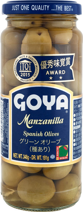 GOYA グリーン オリーブ(種あり)348g(191g)