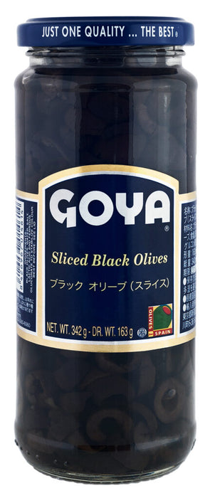 GOYA ブラック オリーブ(スライス)342g(163g)