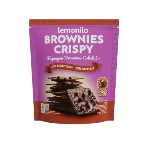 【新食感】 Lemonilo クリスピーブラウニー チョコチップ 35g×12袋 / グルテンフリー 薄焼き サクサク濃厚 チョコレート