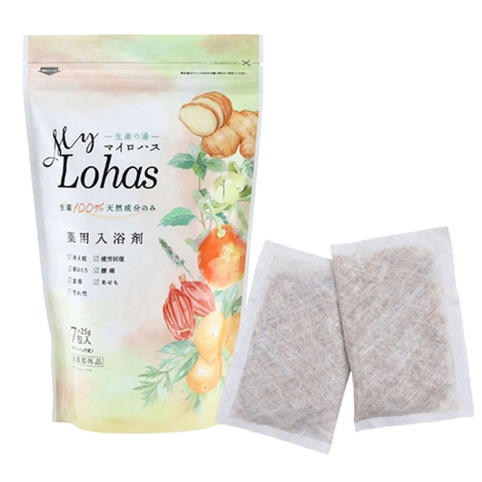 薬用入浴剤 生薬の湯 マイロハス ティーバッグ式 25g×7包入