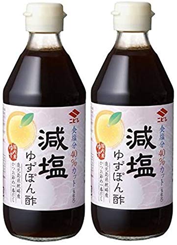 【 ニビシ醤油 】 減塩ゆずぽん酢 360ml × 2本