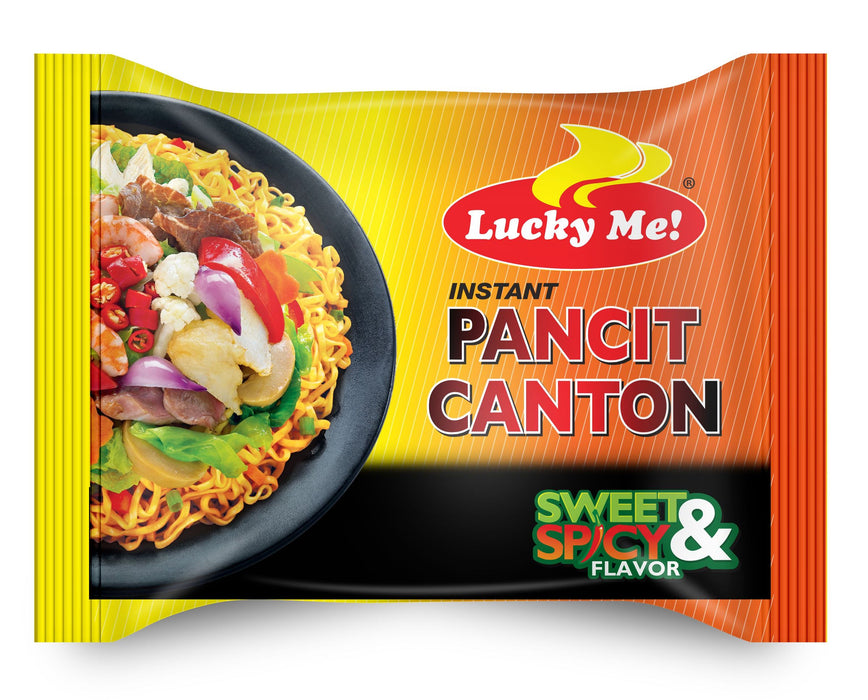 LUCKY ME! PANCIT CANTON SWEET&SPICY 60g インスタント パンシットカントン(焼きそば) スウィート&スパイシー味 60g