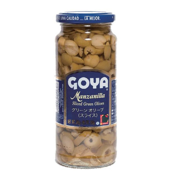 GOYA グリーン オリーブ(スライス)342g(163g)