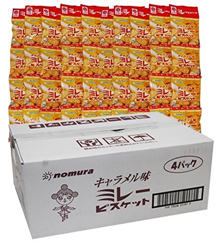 ミレー 4連ミレービスケット (キャラメル味) 30g×4