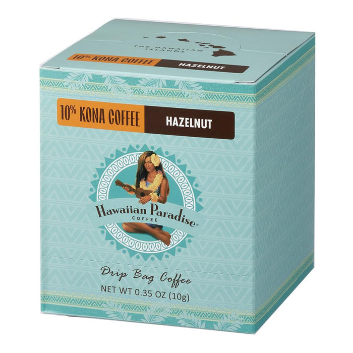ハワイアンパラダイスコーヒー 10%コナ ヘーゼルナッツ 10g DBC