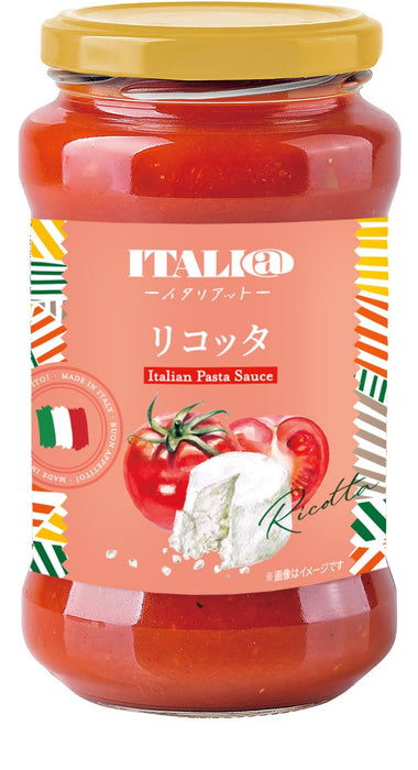 イタリアット パスタソース・トマト＆リコッタ ４００ｇ 瓶