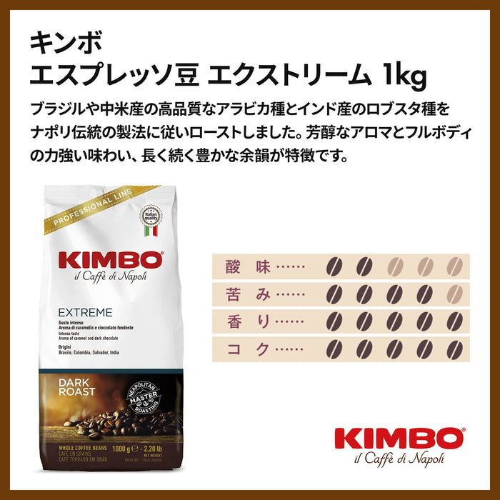 キンボ エスプレッソ豆 エクストリーム１ｋｇ袋