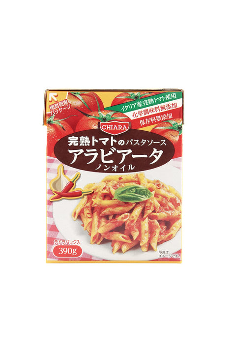 キアーラ パスタソース アラビアータ ノンオイル 390g