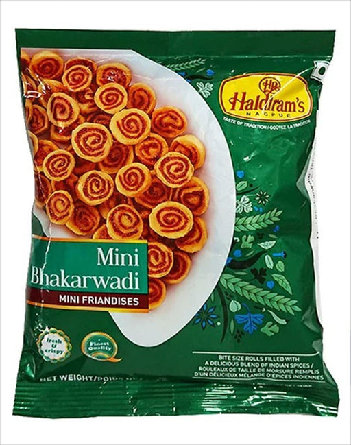 Haldiram ミニバッカルワリ(小麦粉ベースのスパイシー揚げクッキー風) 150g