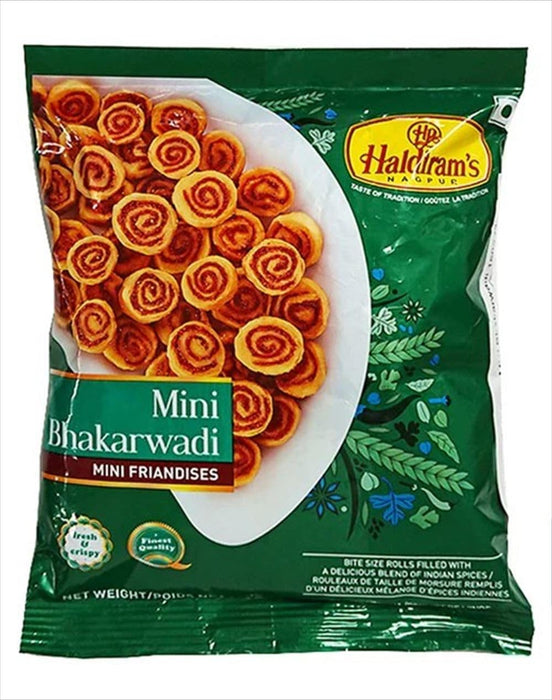 Haldiram ミニバッカルワリ(小麦粉ベースのスパイシー揚げクッキー風) 150g