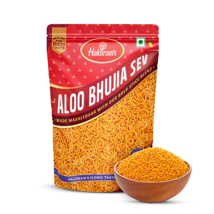 Haldiram アルーブジア(ジャガイモで作ったスパイシースナック) 150g