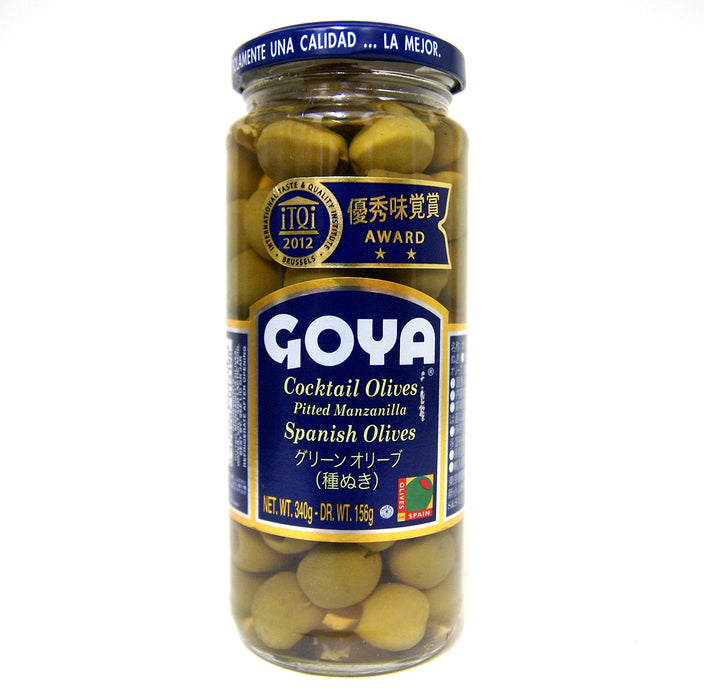 GOYA グリーン オリーブ(種なし)340g(156g)