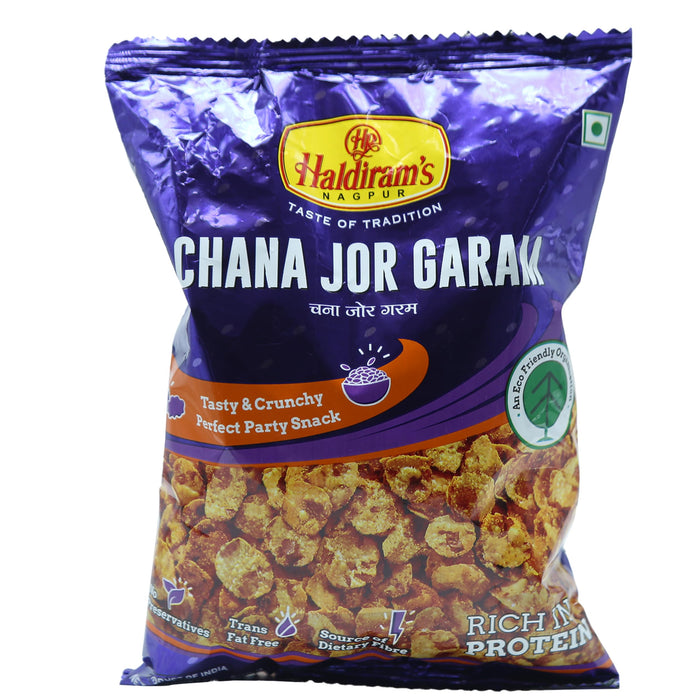Haldiram チャナジョルガラム(ひよこ豆をつぶしてすっぱ辛いスナック) 200g