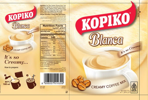 KOPIKO インスタントカフェオレ 30g x 10