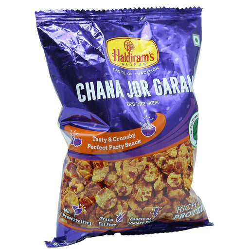 Haldiram チャナジョルガラム(ひよこ豆をつぶしてすっぱ辛いスナック) 200g
