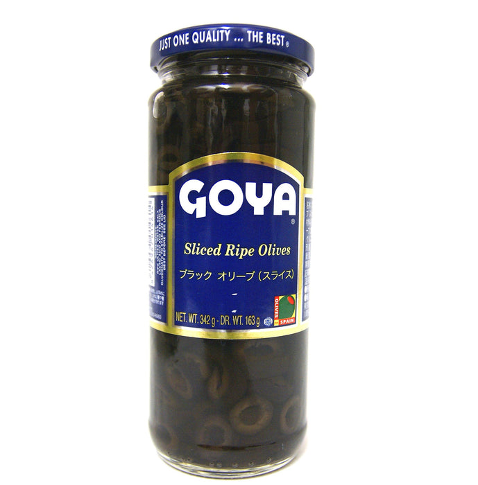 GOYA ブラック オリーブ(スライス)342g(163g)