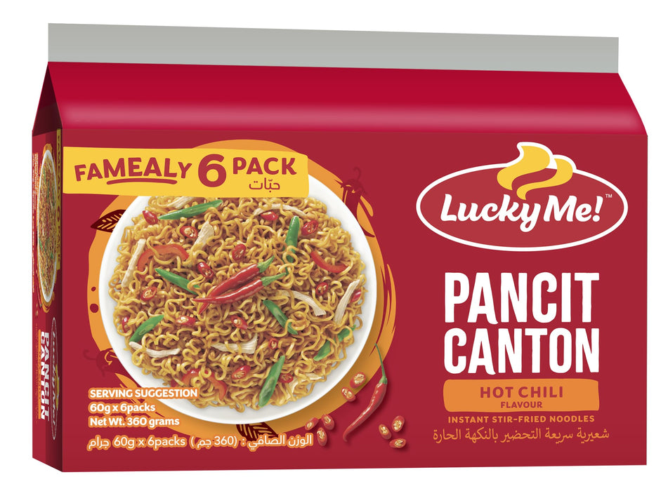 LUCKY ME パンシット カントン ホットチリ 360g(60gX6)
