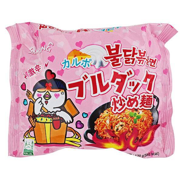 ブルダック カルボナーラ味炒め麺(袋) 130g(100g)