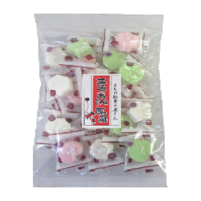 風流菓 まちの駄菓子屋さん 三色あん入り落雁 105g