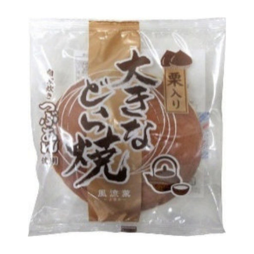 風流菓 大きなどら焼 つぶあん 栗入り 1個