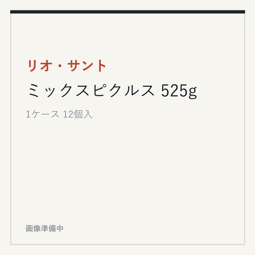 リオ・サント ミックスピクルス 525g