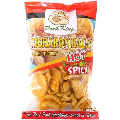 PORK KING CHICHARON BALAT チッチャロン 豚皮揚げスナック菓子 60g