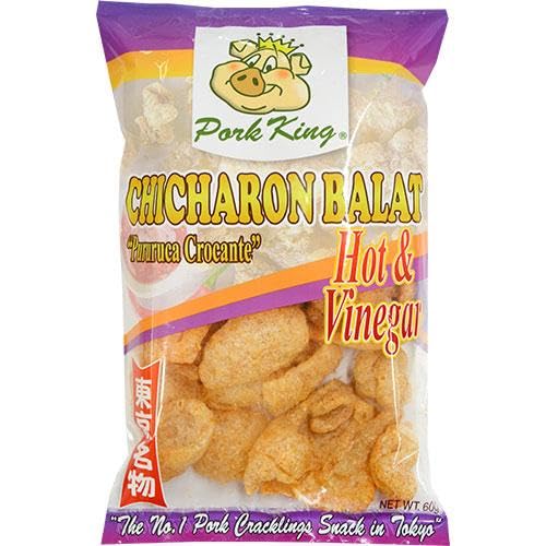 PORK KING CHICHARON BALAT チッチャロン 豚皮揚げスナック菓子 60g