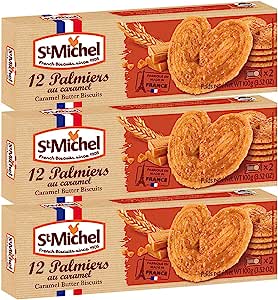 サンミッシェル パルミエ キャラメル100g 3箱セット フランス クッキー ビスケット 輸入菓子 ギフト