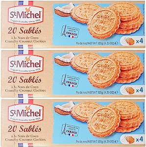 サンミッシェル サブレココ 120g 3箱セット フランス クッキー ビスケット 輸入菓子 ギフト